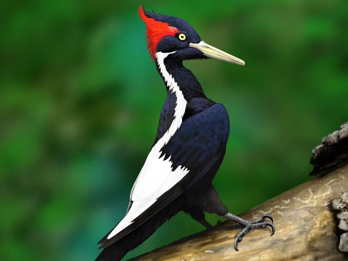 Ivory-billed woodpecker