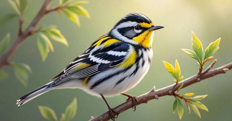 Blackpoll Warbler 