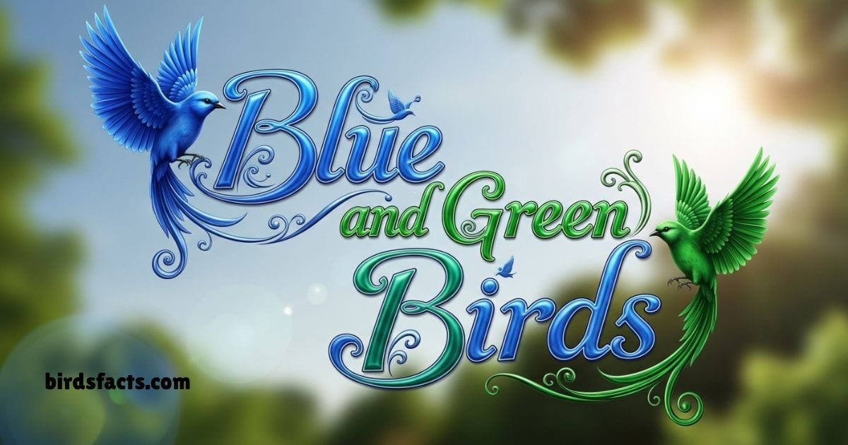 Blue and Green Birds You Will Love to See Blue and Green Birds You Will Love to See