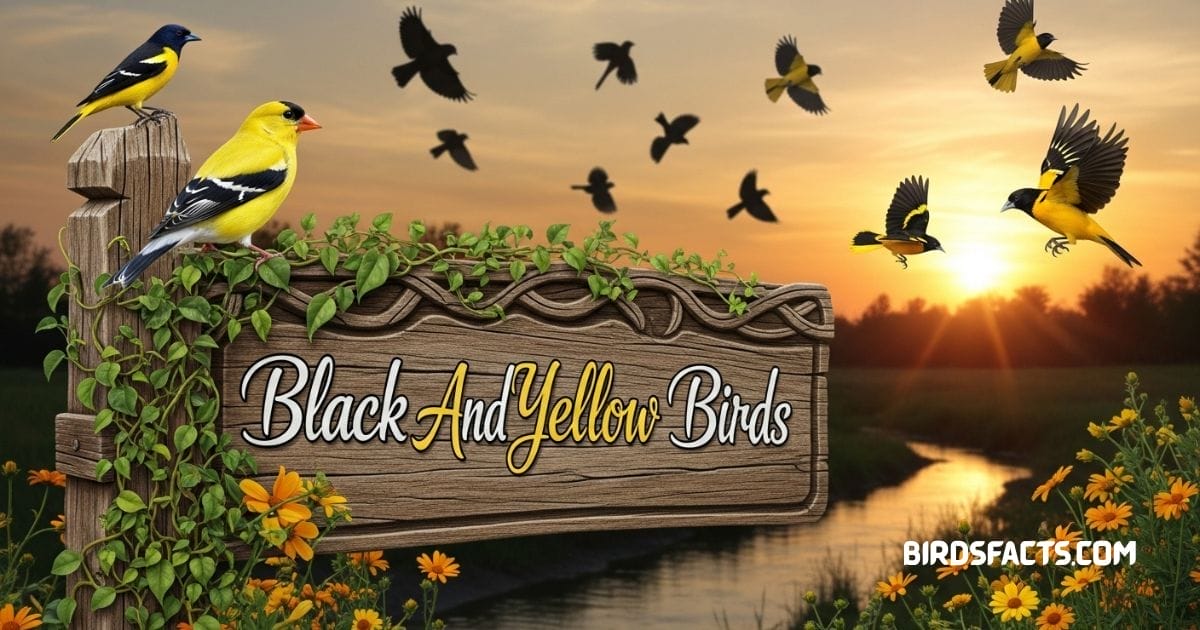17 Stunning Black And Yellow Birds You Should Know