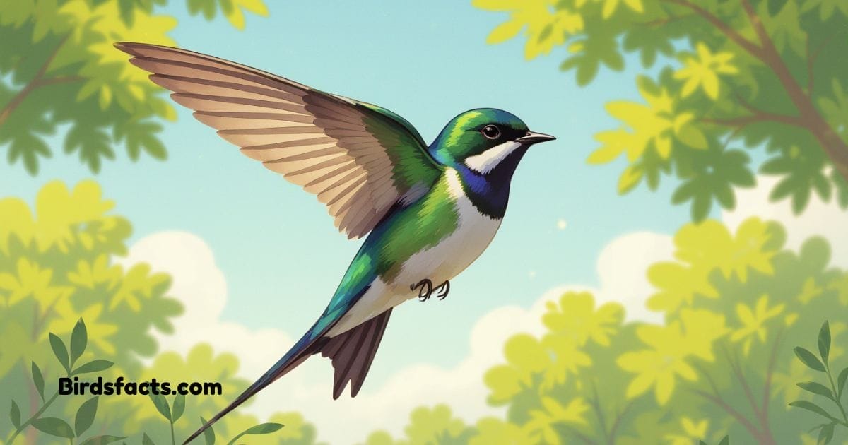Violet-green Swallow Violet-green Swallow